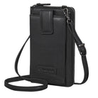 Handytasche Leder schwarz