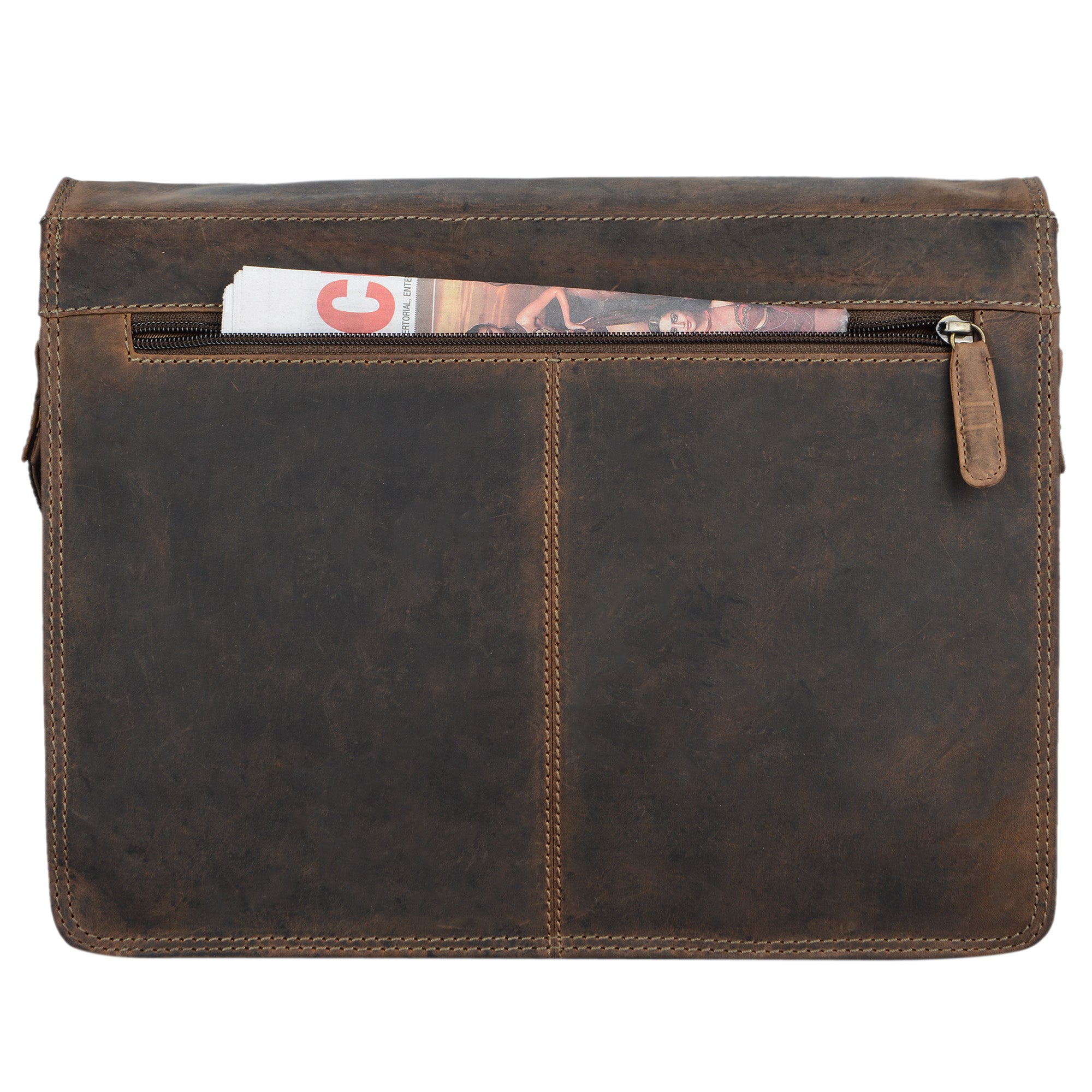 Herren Aktentasche Leder Vintage