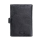 Slim Wallet zum Verreisen schwarz Leder