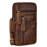 "Asher" Leather Chest Pouch Men Belt Bag