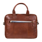 Collegetasche aus Echt-Leder