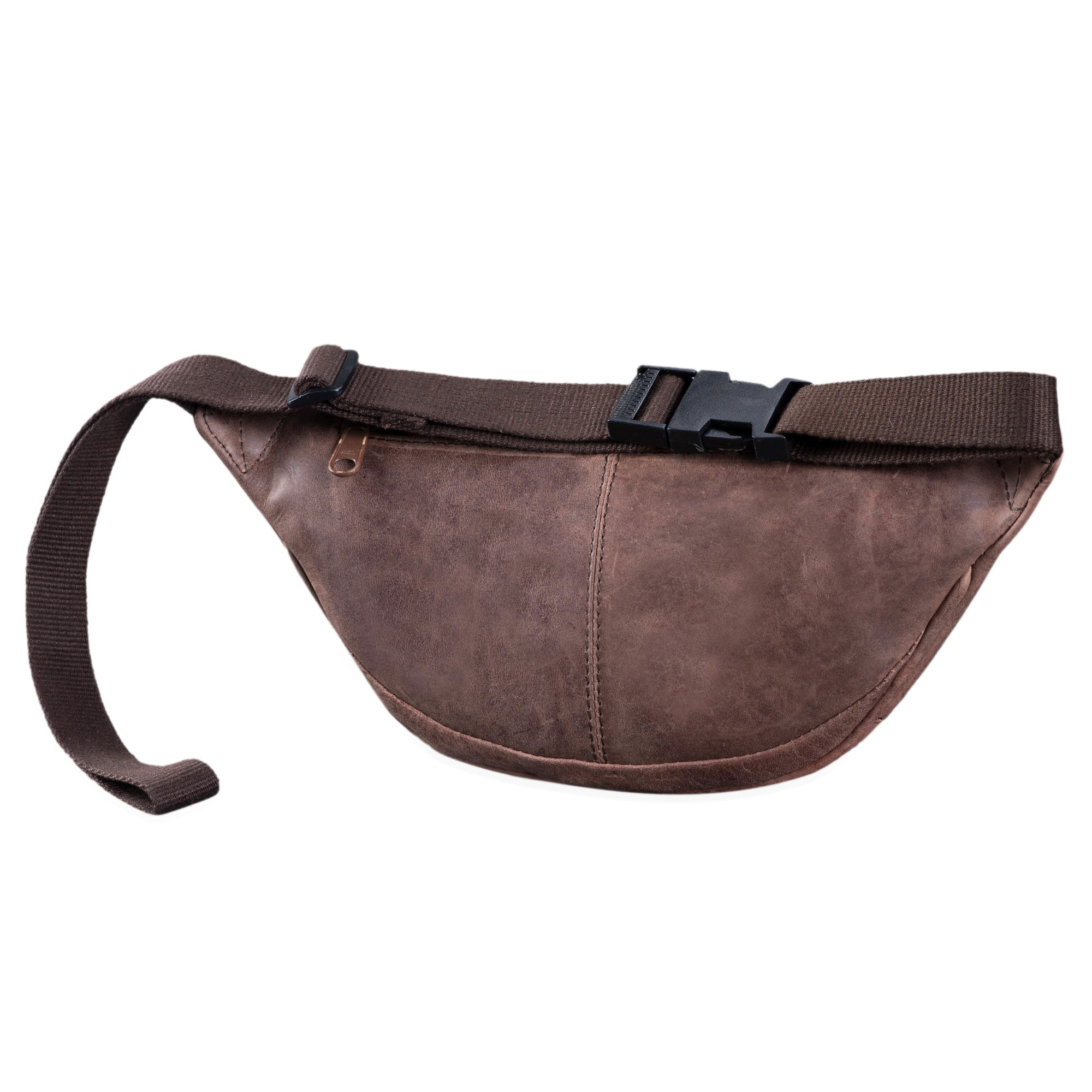 Echtleder Bauchtasche braun
