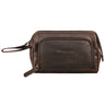 "Henry" wrist bag men leather large