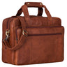"Experience" XL Leather Briefcase for Men 15.6 inch Laptop Bag