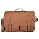 Ledertasche 15.6 Zoll mit Laptopfach Vintage braun