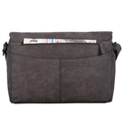 XL Umhängetasche Leder Vintage braun