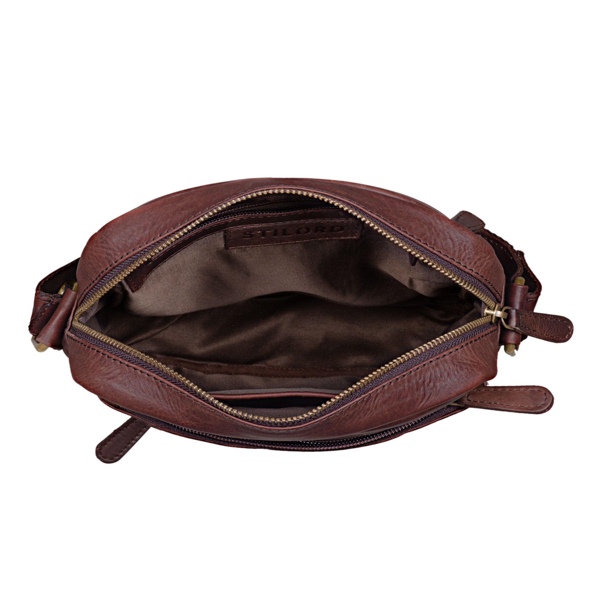 Braune Herrentasche Ledertasche Vintage klein