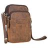 "Tertius" Crossbody Phone Bag Leather