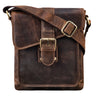 "Mattia" Small shoulder bag genuine leather for men