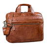 "Alberto" Spacious 15.6 Inch Leather Laptop Bag for Men