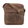 "Craig"  Men's Small Messenger Bag Leather