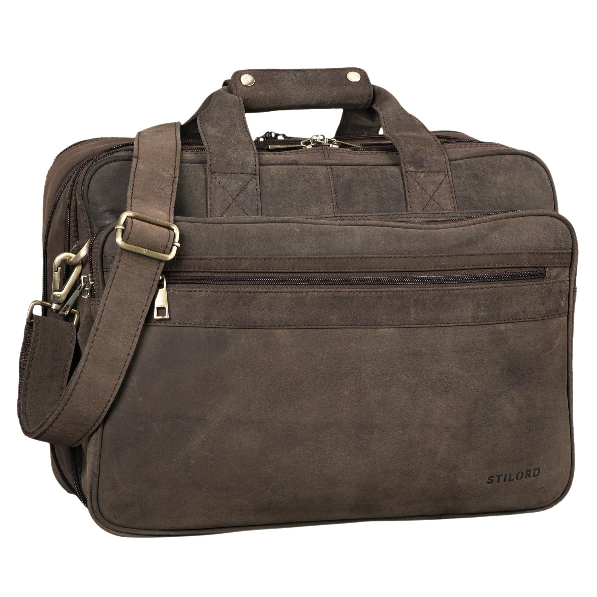 Ledertasche xxl mit reißverschluss
