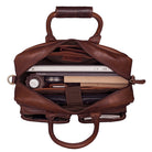 Leder Umhängetasche cognac dunkelbraun
