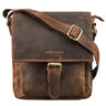 "Nevio" Leather Shoulder Bag Men