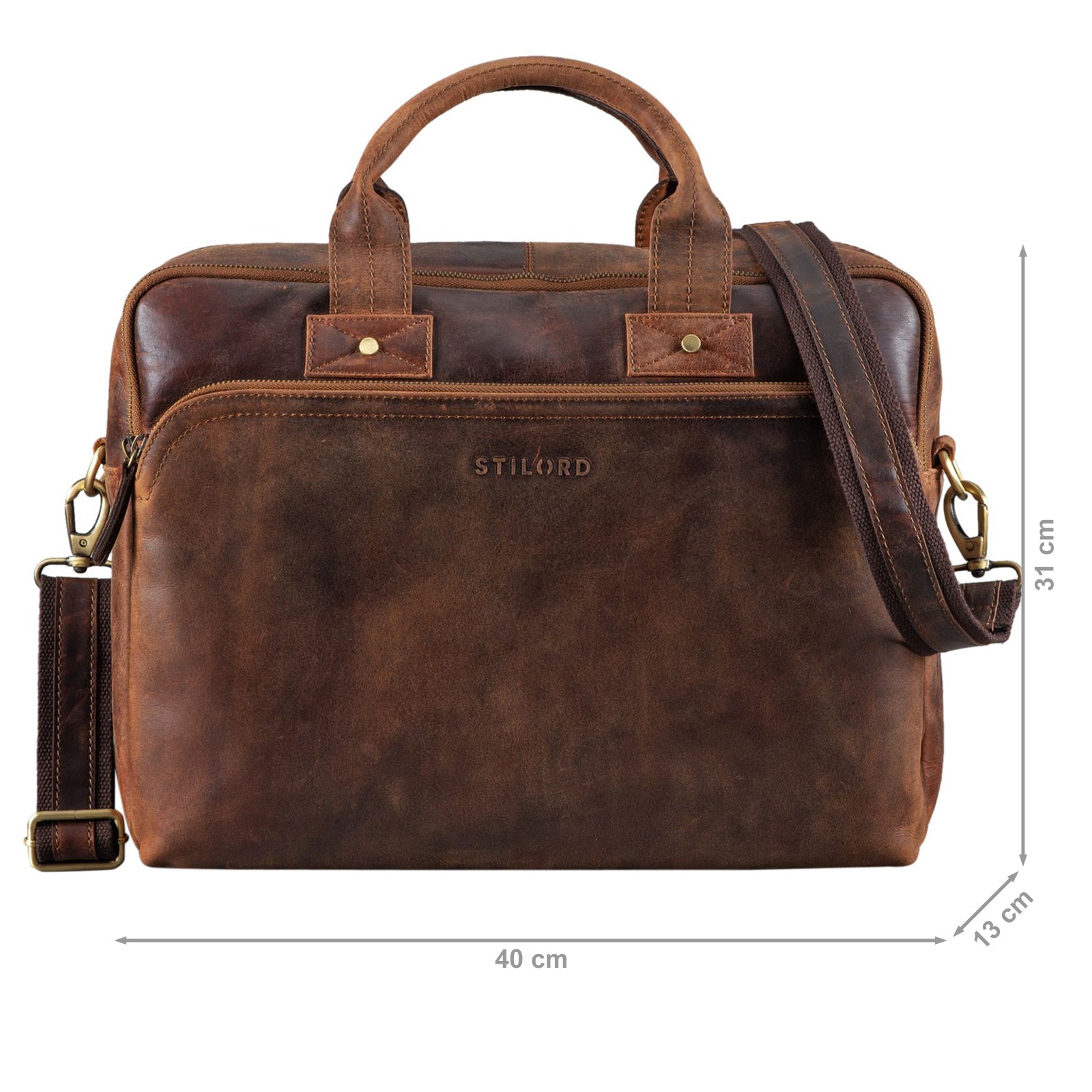 Ledertasche Braun Business