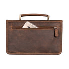 Damen Tasche braun klein Leder Vintage