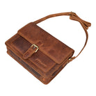 Damen Umhängetasche Leder Vintage