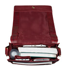 umhängetasche damen klein rot leder