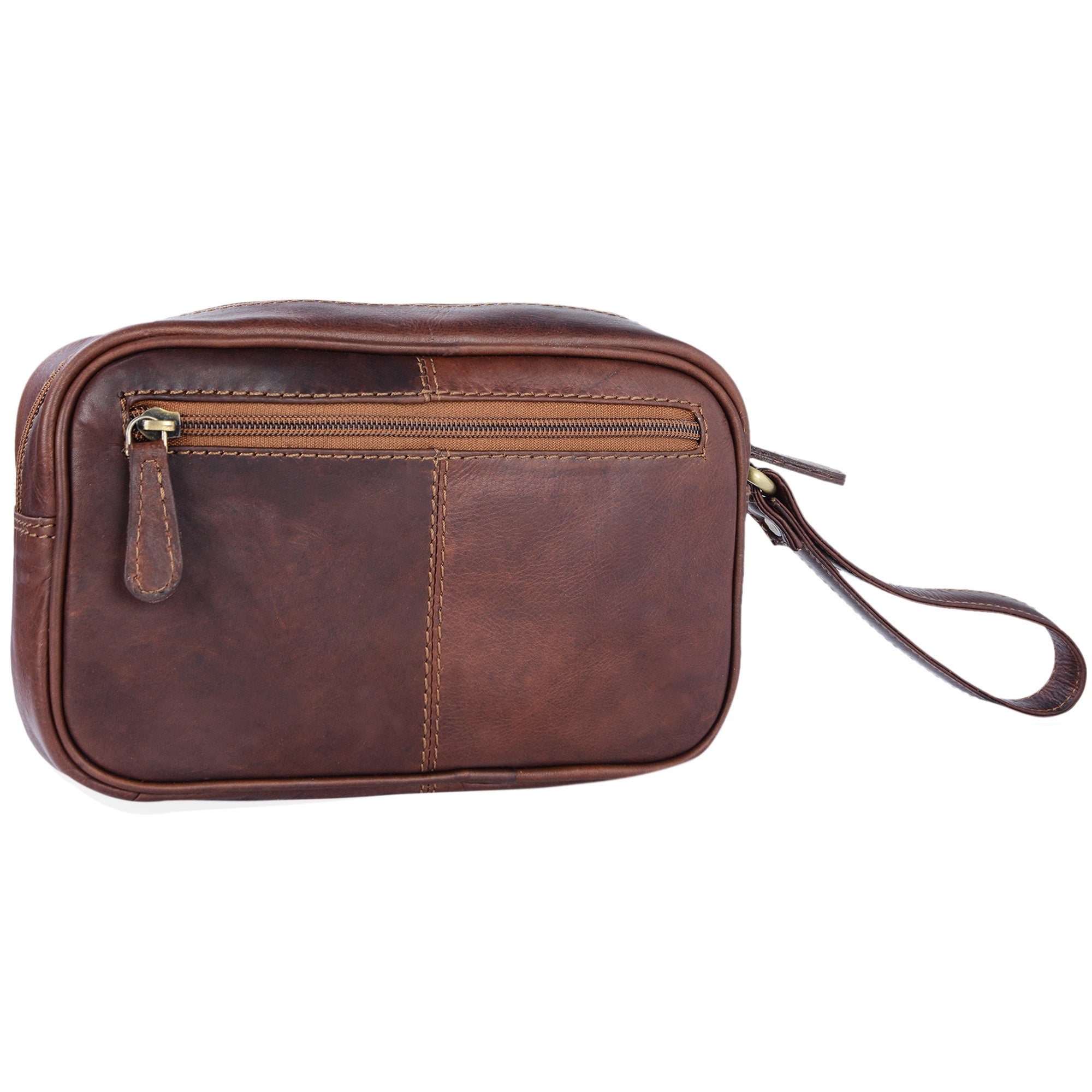 Handgelenktasche Leder klein