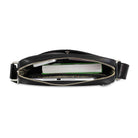 Tablettasche schwarz Leder