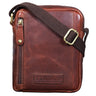 Kleine Herrentasche Leder braun