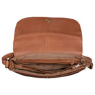 Handtäschchen Damen Leder braun