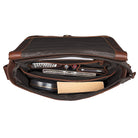 Leder Schultertasche Vintage klein