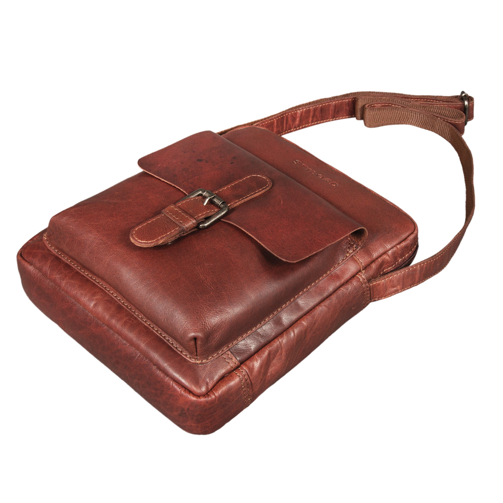 Ledertasche klein Vintage braun