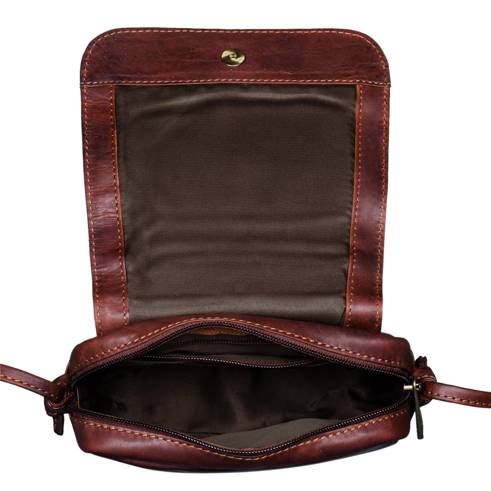 Vintage Ledertasche zum Umhängen für Frauen