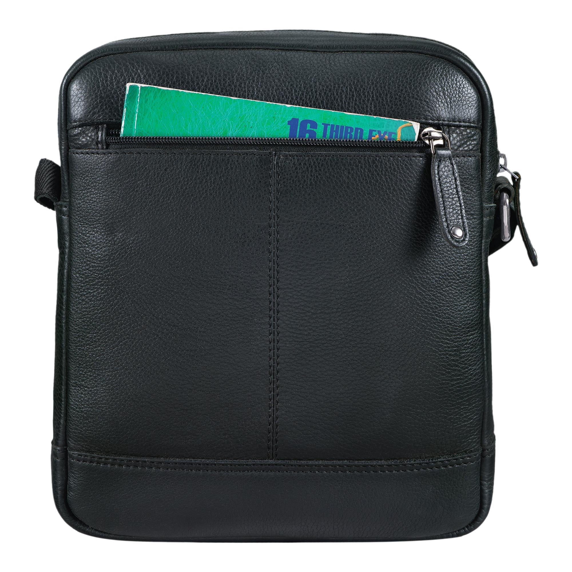 Ledertasche zum Umhängen klein schwarz