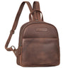 "Elonora" Vintage Leather Backpack Bag 2 in 1 Women