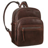 "Alba" Small Leather Backpack Women Daypack