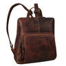 "Dorothea" Small Leather Backpack Ladies Elegant
