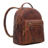 "Kima" Small Backpack Women Vintage Leather