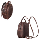 Retro backpack rucksack leder