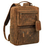 "Alejandro" Leather laptop backpack 15.6 inch