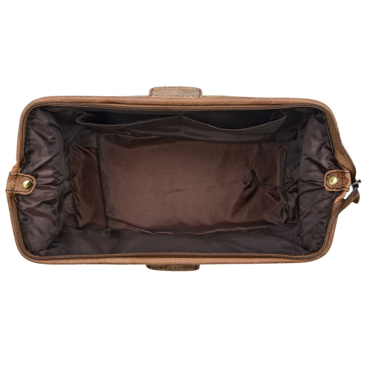 Große Kosmetiktasche Damen Leder