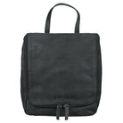 schminktasche Leder schwarz