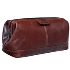 Herren Kulturtasche echtes Leder braun