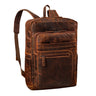 "Gilbert" Large Leather Backpack for Men and Women 15 - 16 Inch Laptop