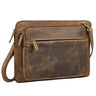 "Clarity" Slim Leather Laptop Sleeve 15-16" for Men