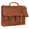"Ludger" Leather Laptop Bag 15.6 inch