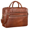 "Dawson" Leather Briefcase Shoulder Bag