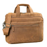 "Alberto" Spacious 15.6 Inch Leather Laptop Bag for Men
