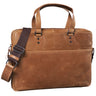 B-Stock "Cornelius" Leather Briefcase 15.6