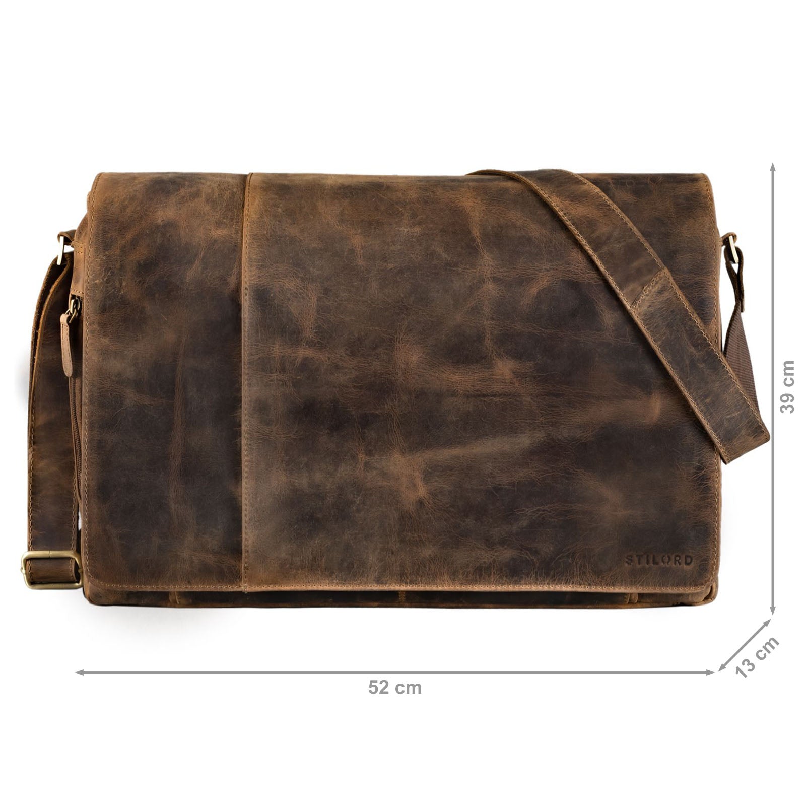 Business Shoulder Bag Braun