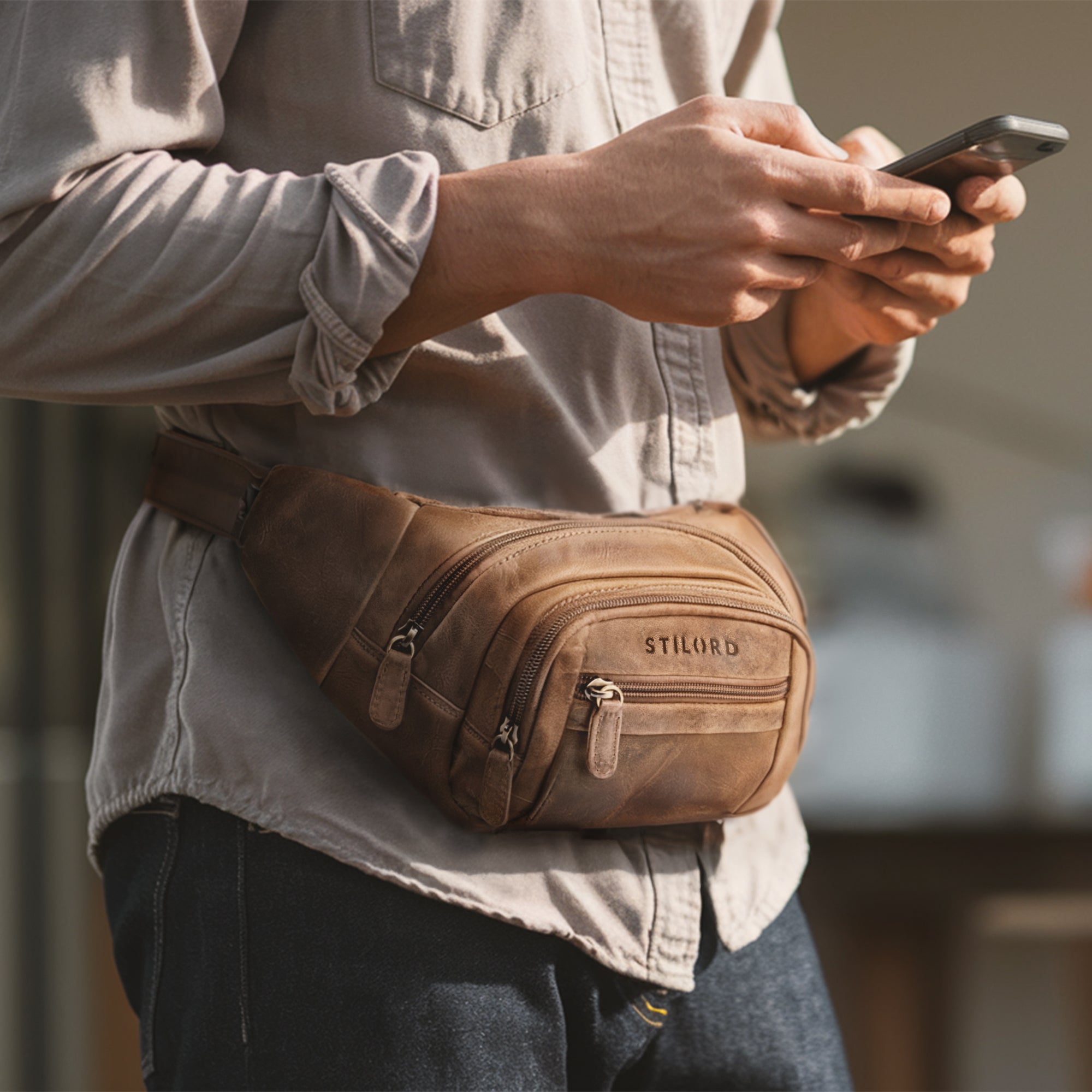 Bauchtasche Herren Leder kaufen