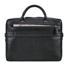schwarze Leder Business Tasche Herren