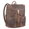 "Sidney" leather business backpack ladies