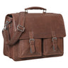 "Clarence" Leather Business Briefcase A4